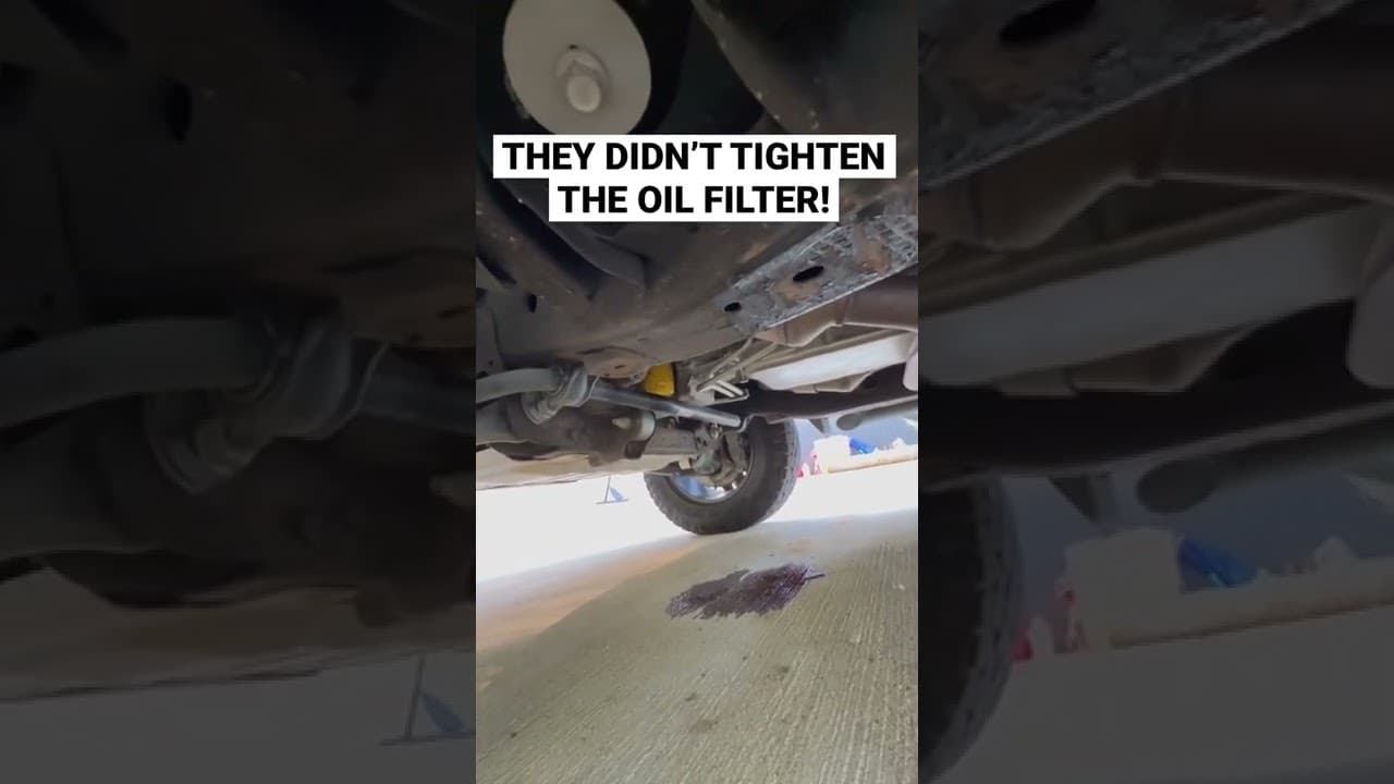 OIL CHANGE GONE WRONG - TRAIL BOSS SILVERADO -