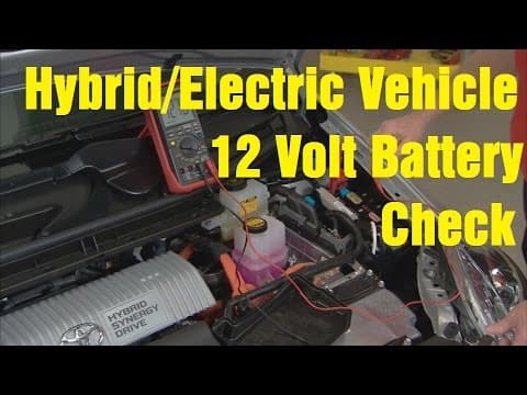 Hybrid/Electric Vehicle 12 volt Battery Check - Wrenchin' Up