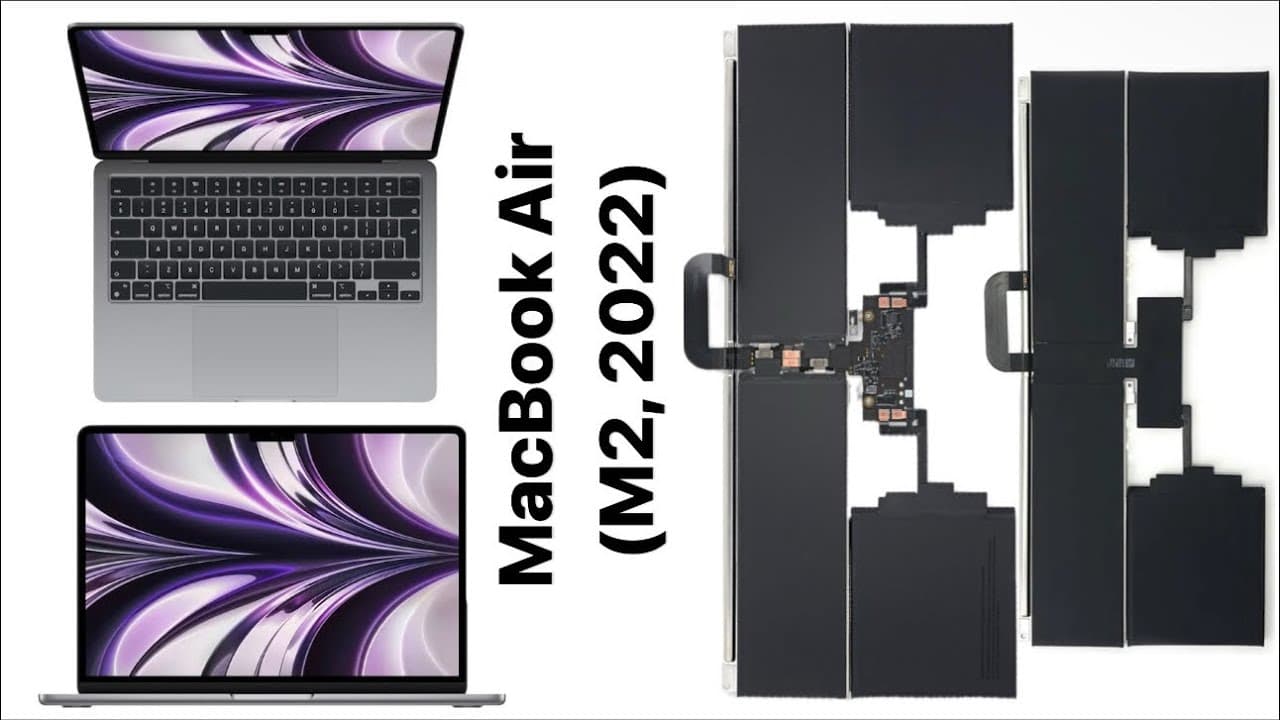 MacBook Air (M2, 2022)‎ Battery Replacement