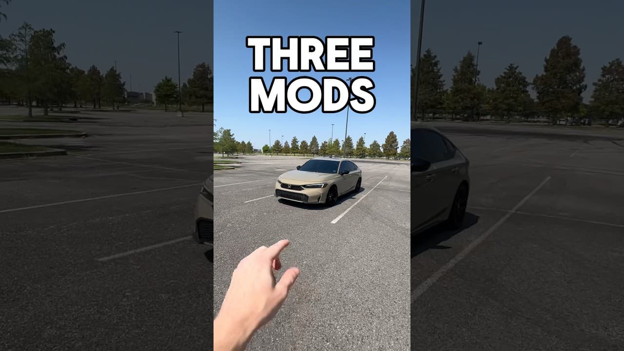 3 Mods that TRANSFORMED my Honda Civic Hybrid 2025 #honda #civic #hondacivic #mods #carismodesign