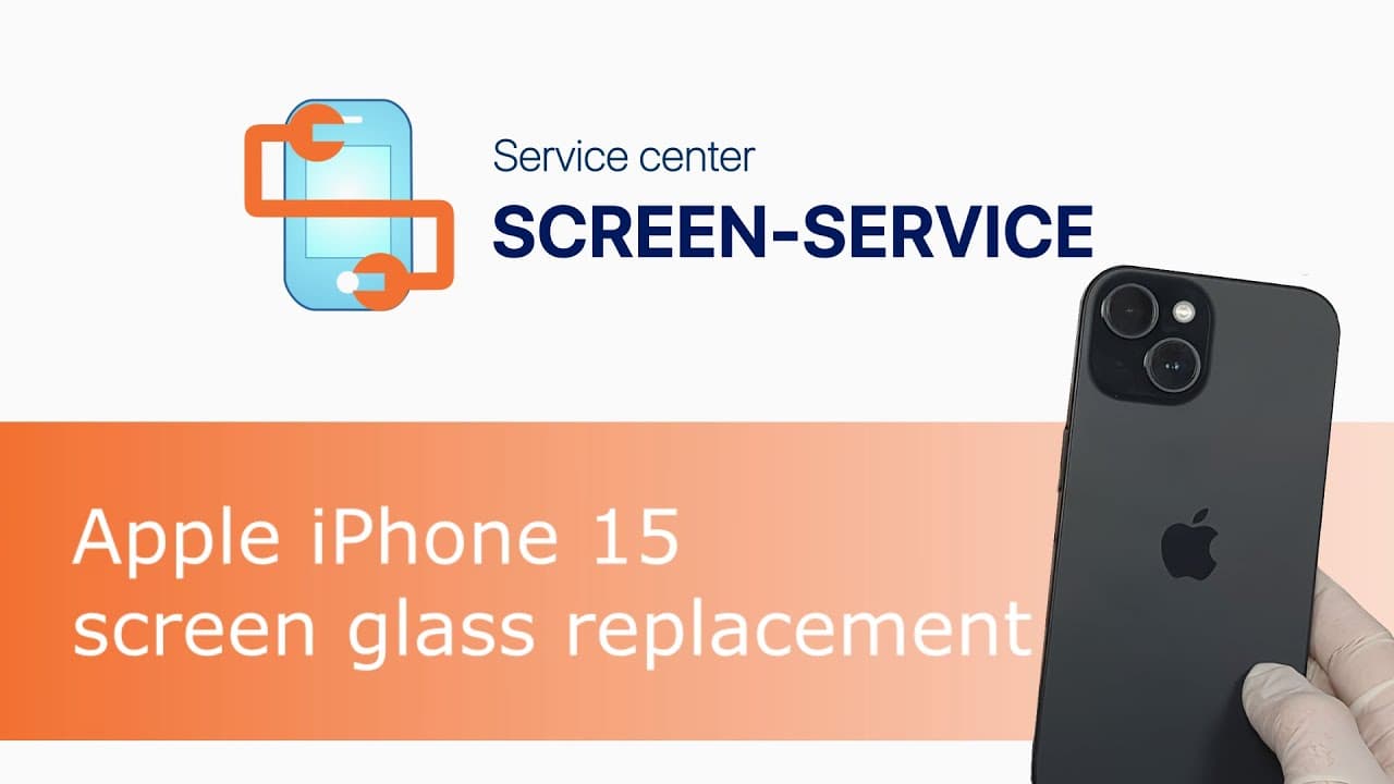 Apple iPhone 15 screen glass replacement