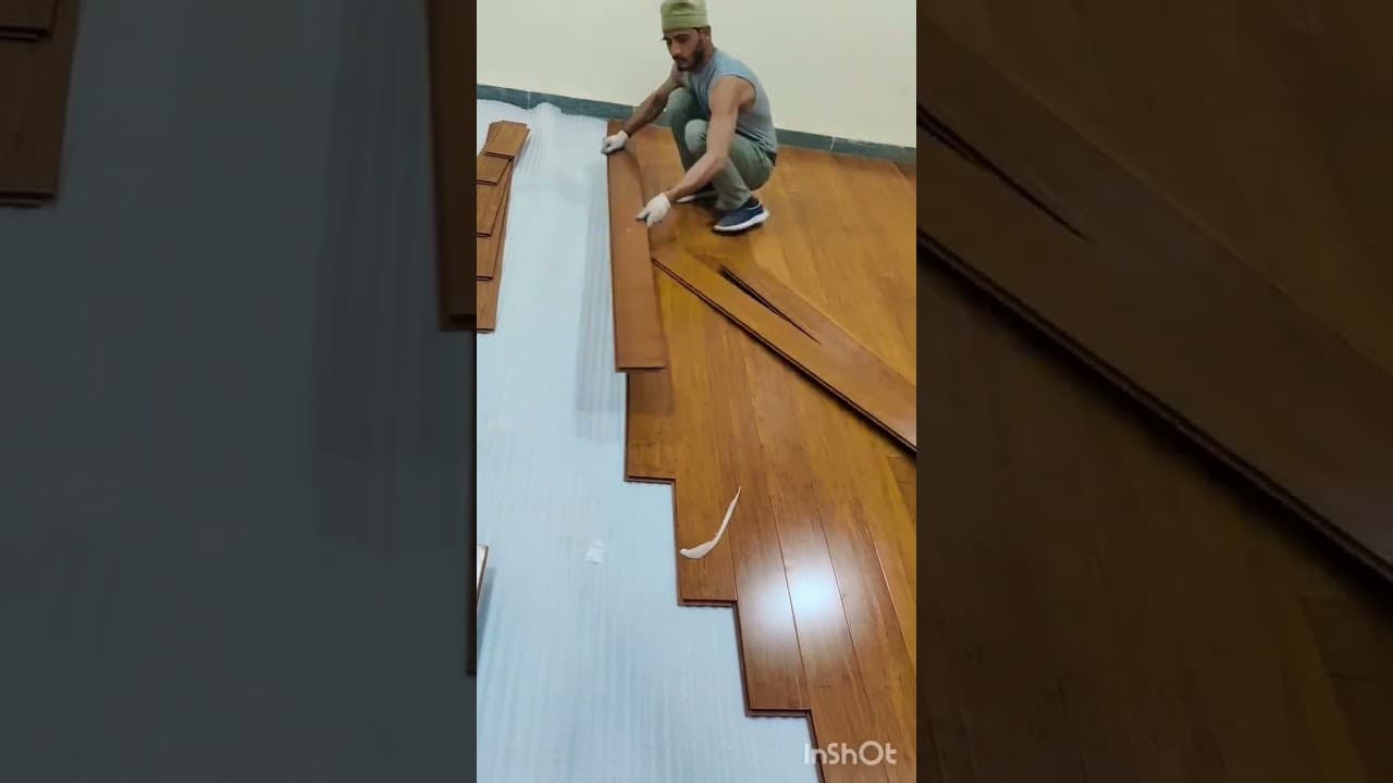 how to lay engineered hardwood flooring - installation tutorial - floor renovation tongue and groove