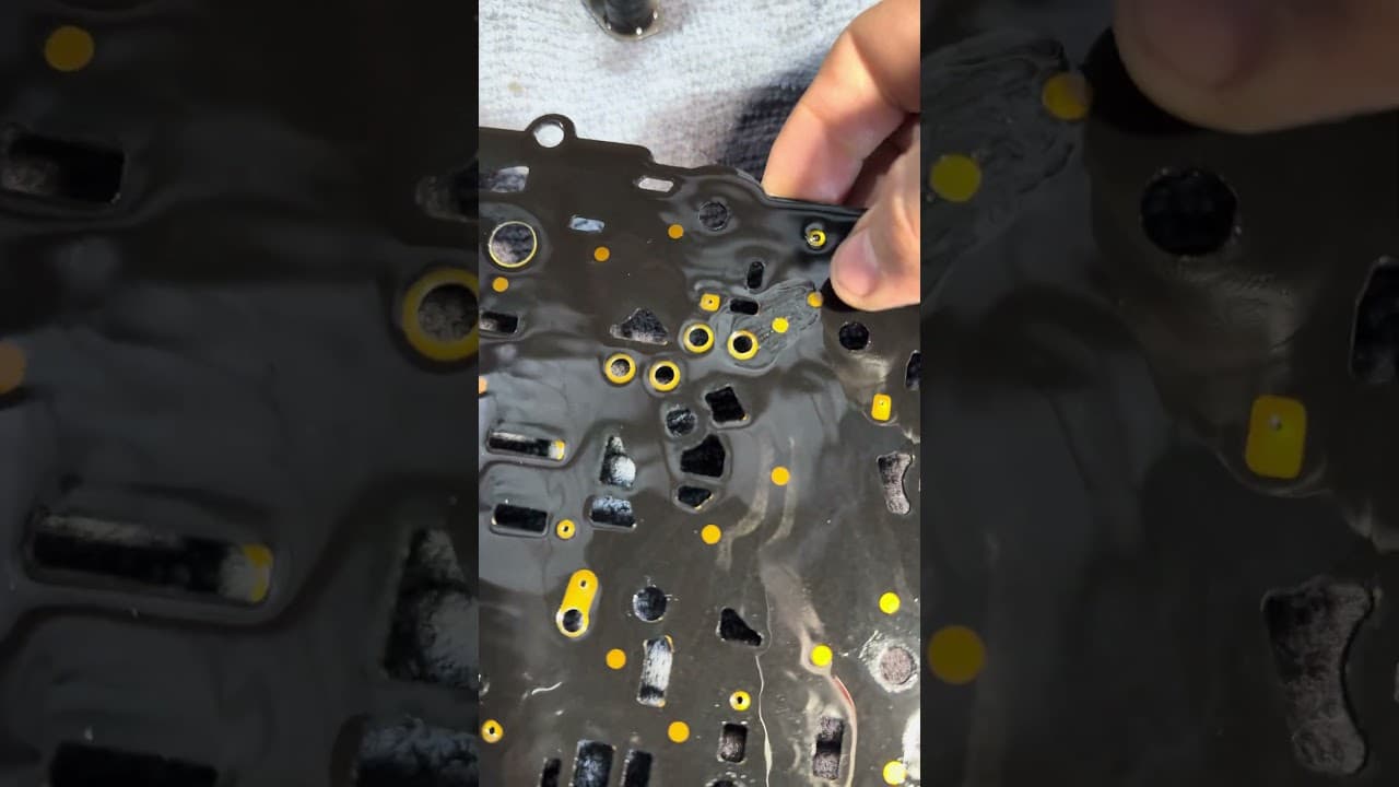 Chevy colorado 6L50, 6L80 transmission shifting issues. Check the valve body for a shrunk check ball