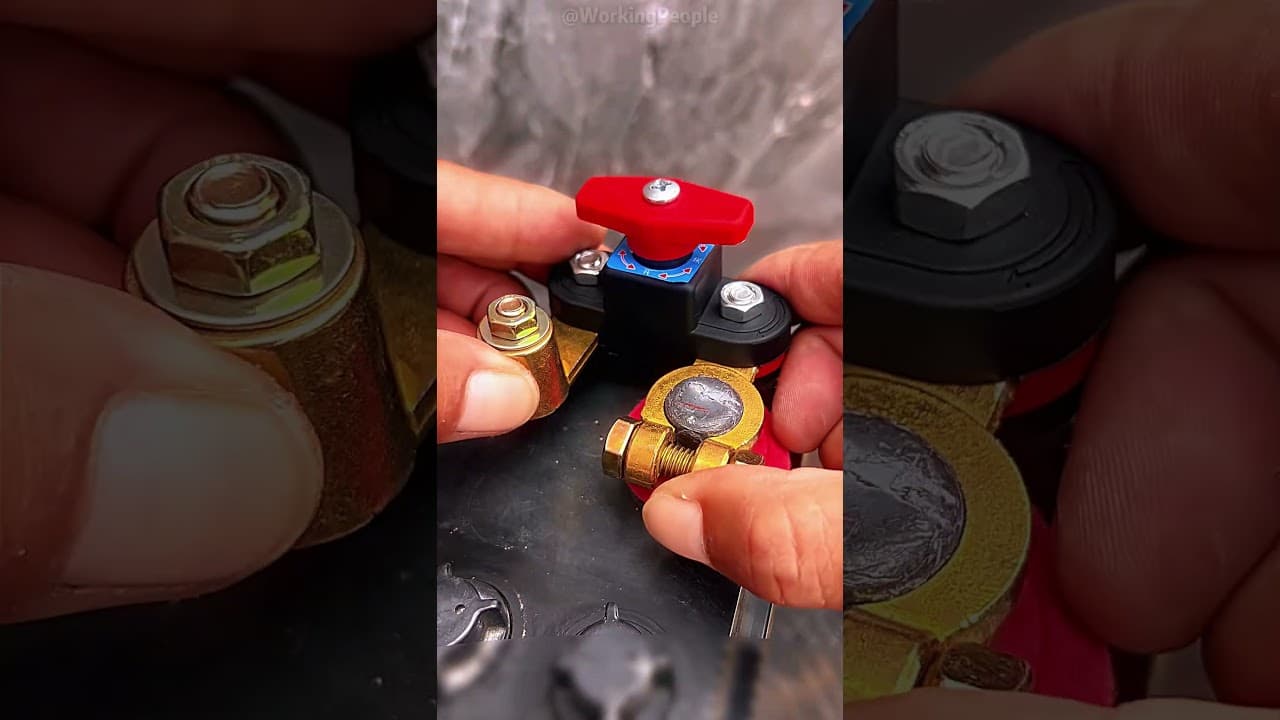 Installation method of portable battery disconnect switch 🛠️🚗🔋🔌