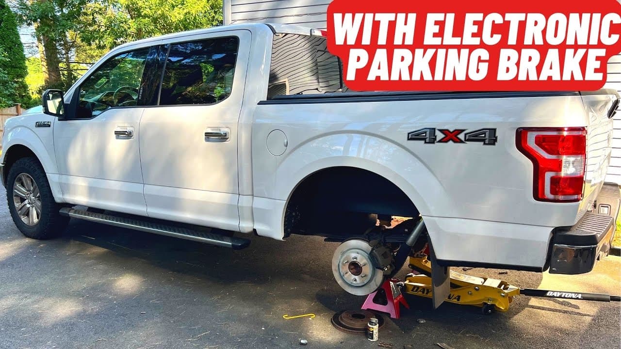 F-150 Rear Brake Rotor and Pad Replacement  (With Electronic Parking Brake)
