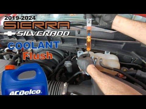 2019-2024 Sierra/Silverado: Engine Coolant/Antifreeze (Exchange/Flush)