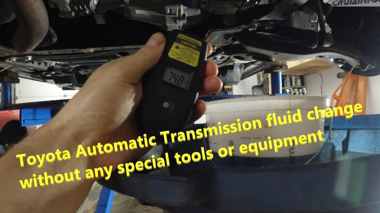 Toyota Rav4 how to automatic transmission fluid change
