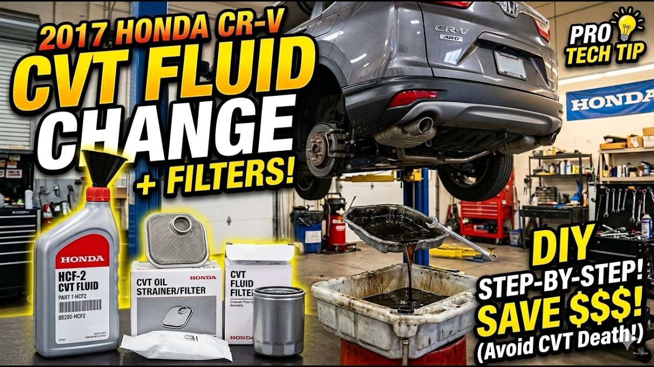 2017–2022 Honda CR-V CVT Fluid Change + Filter Replacement (Full DIY Guide)