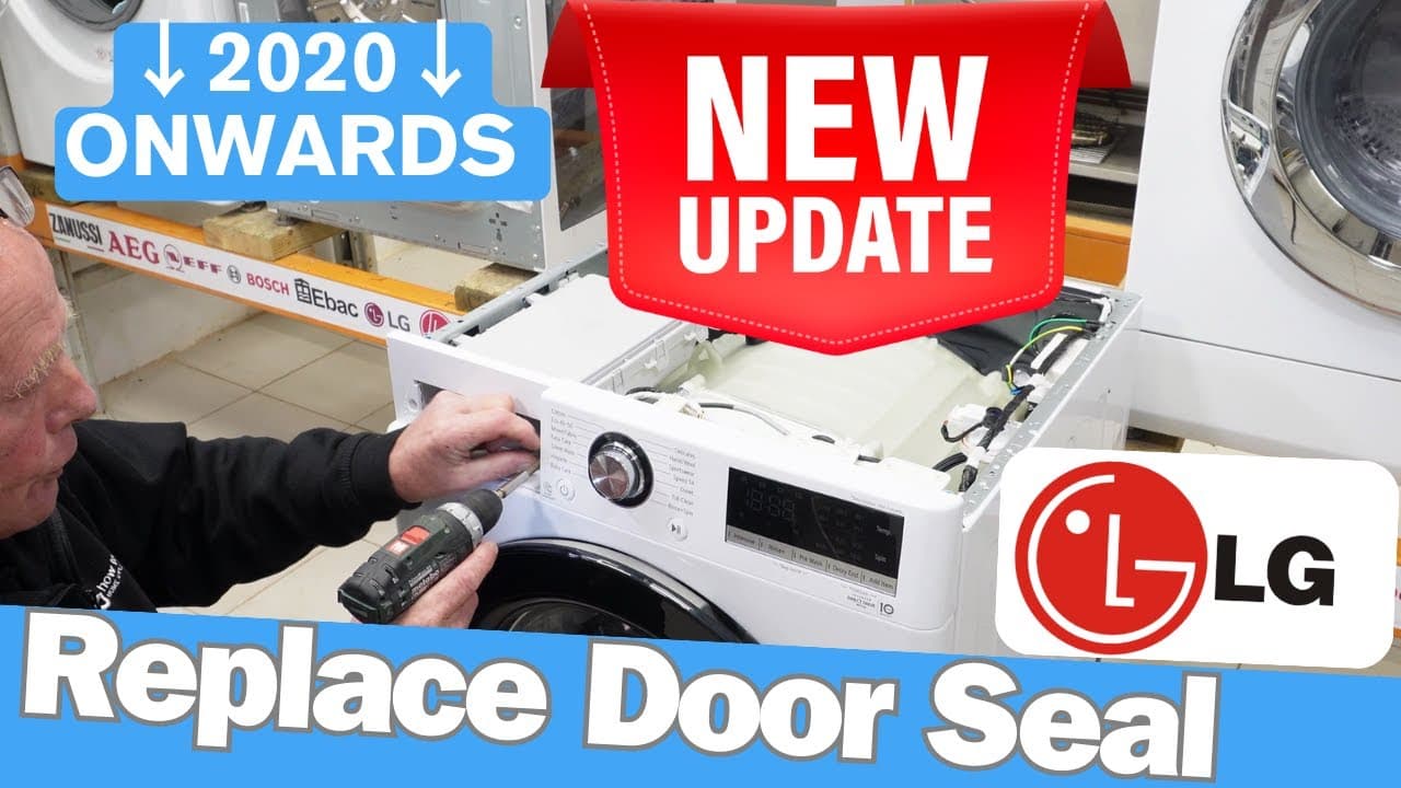 Easy LG Washing Machine Door Seal Replacement (Boot Gasket) with Hacks! #MDS66651608