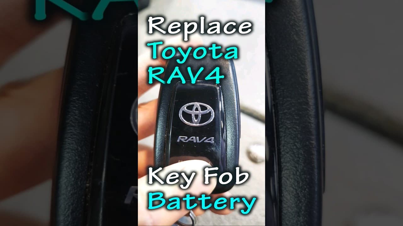 Toyota RAV4: Key Fob Battery Replacement (change battery)