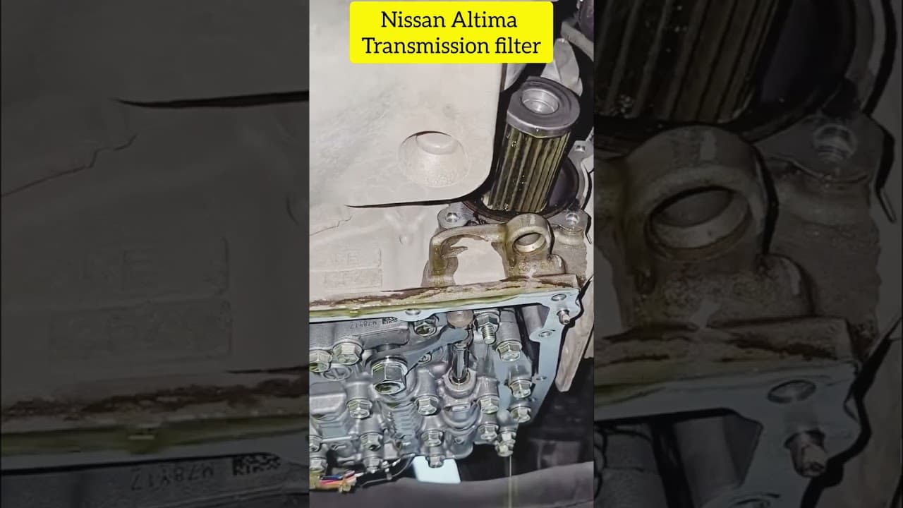 Nissan Altima transmission filter changing#how to change Nissan Altima transmission filter