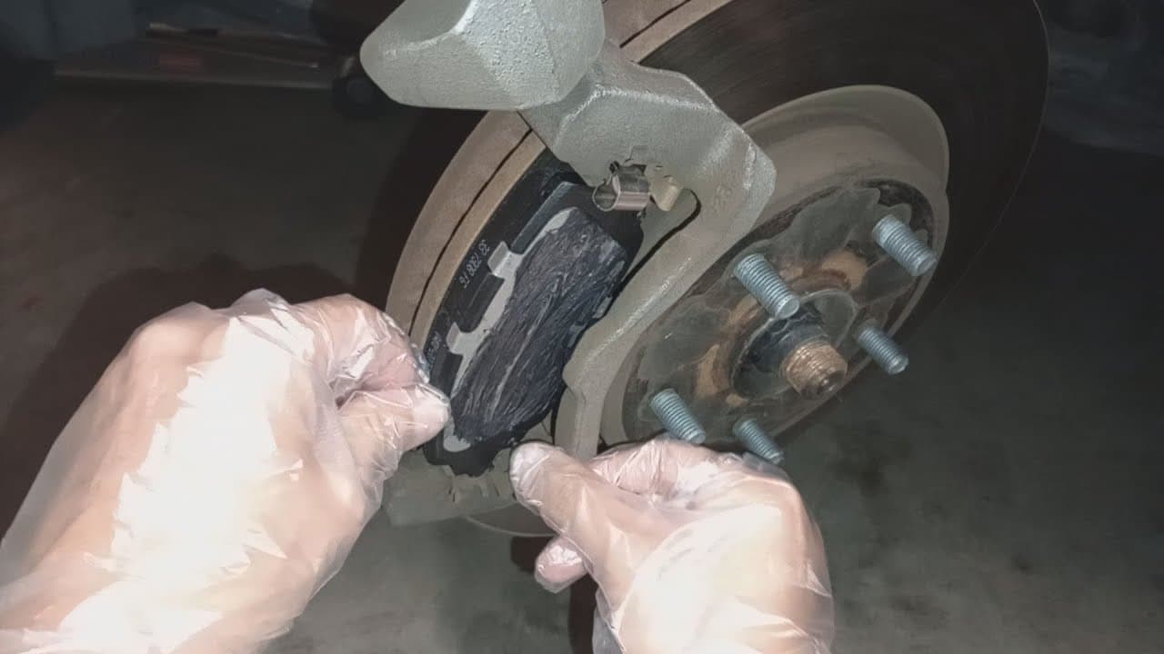 Changing the Front Brake Pads 2018-2022 TOYOTA CAMRY