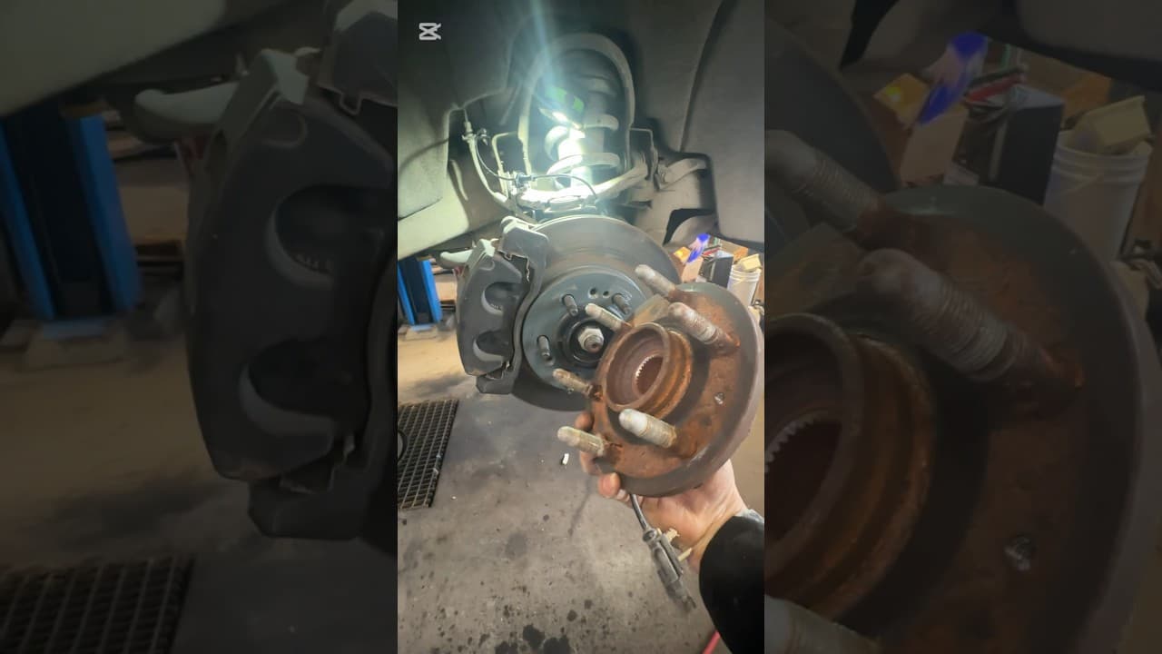 How to replace wheel bearing on GM truck #automobile #automechanic #gmparts