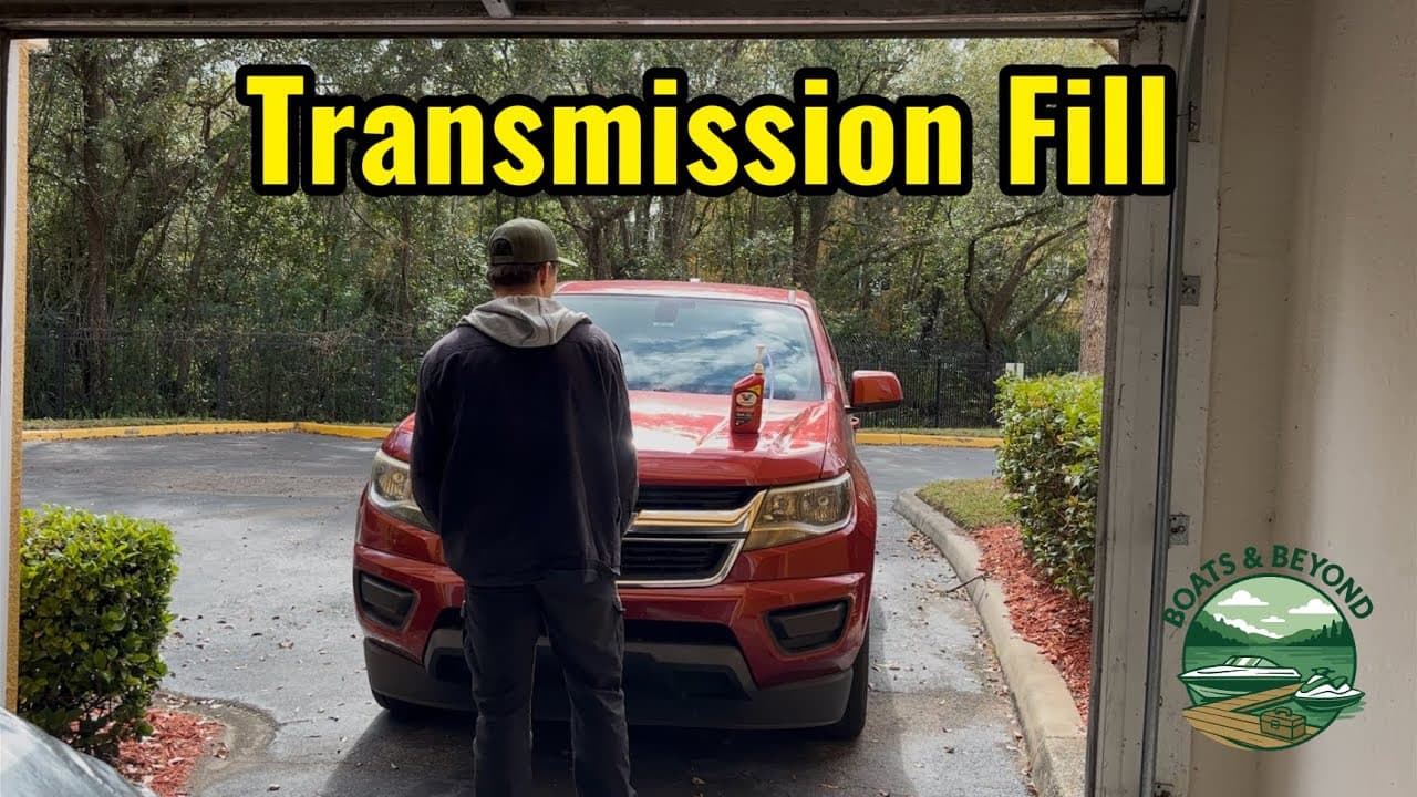 2016 Chevy Colorado Transmission Fluid Fill - Boats & Beyond