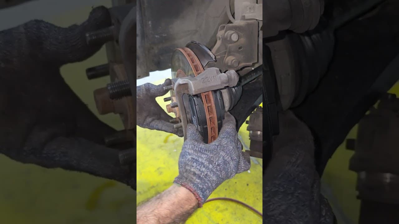 Toyota corolla how to change front brake pads