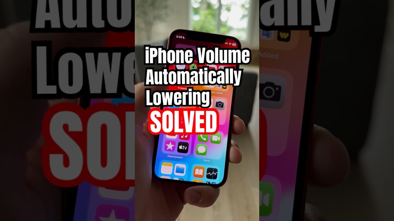 iPhone Volume Automatically Lowering SOLVED