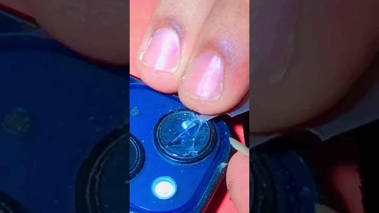Iphone 14 camera glass replacement #All-rounder 😎😎#shorts