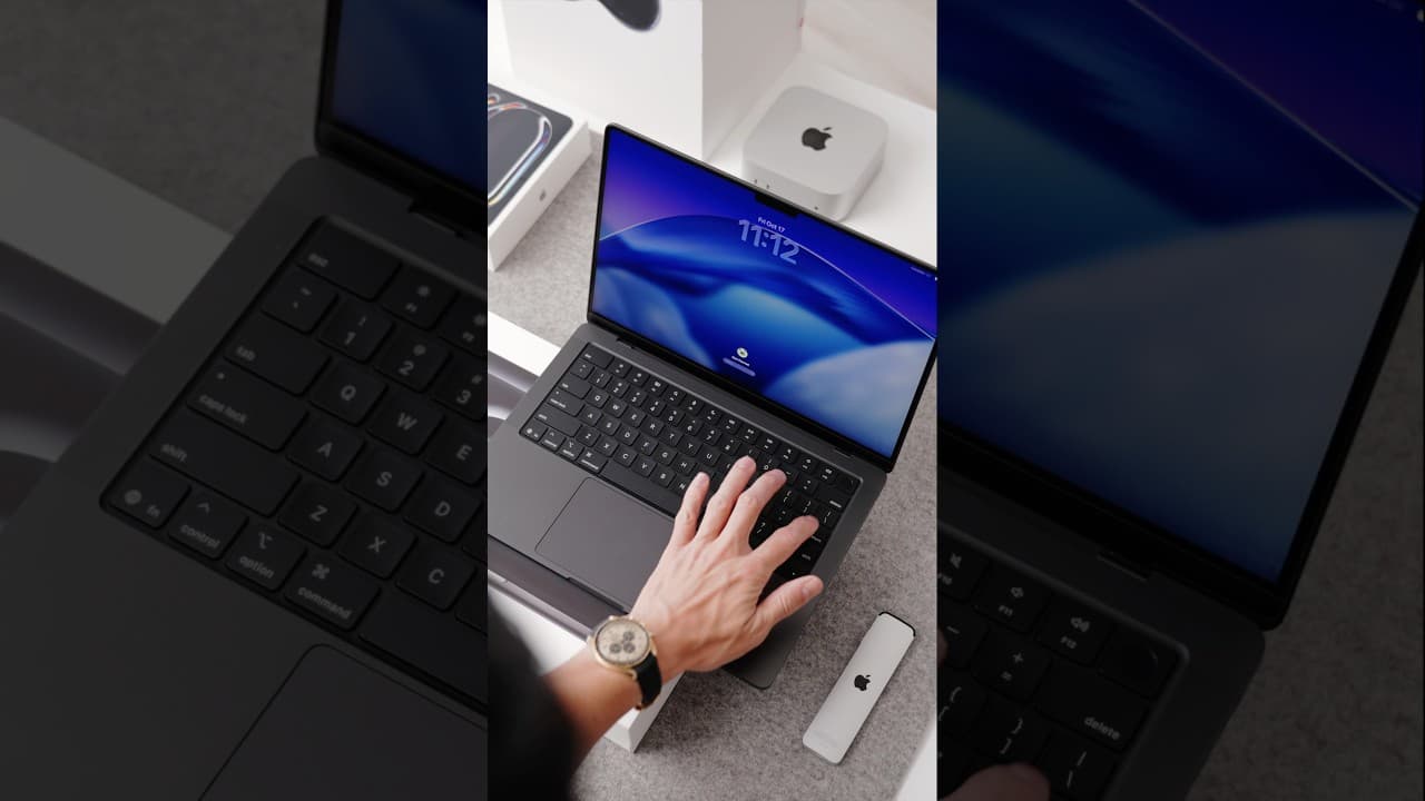 M5 MacBook Pro UNBOXING and SETUP (13 Inch - Space Black)