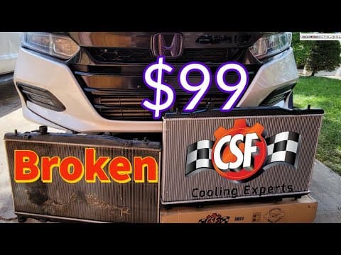 💦 2018-2021 Honda Accord Radiator Replacement | 1.5t & 2.0t