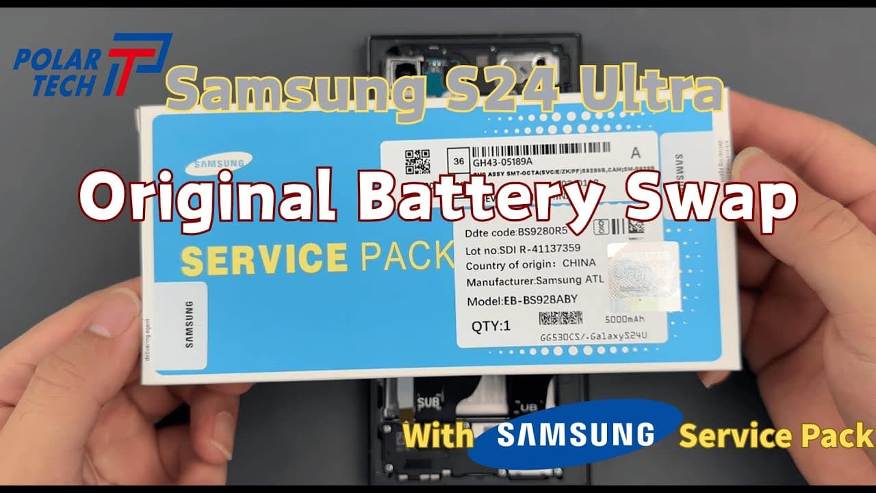 Samsung Galaxy S24 Ultra Draining Battery Fast? Learn How to Replace Original Battery!