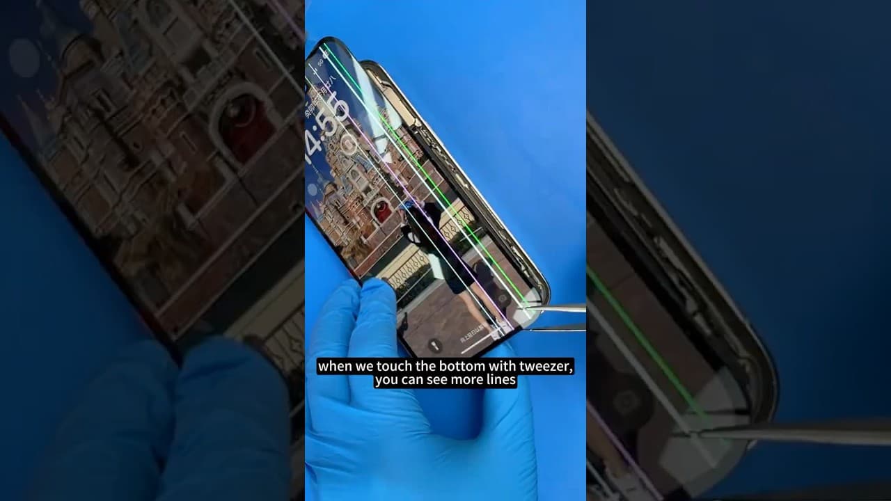 iPhone 14 Pro Max Mystery Screen Lines: What Causes Them and Why Only a Replacement Can Fix It!