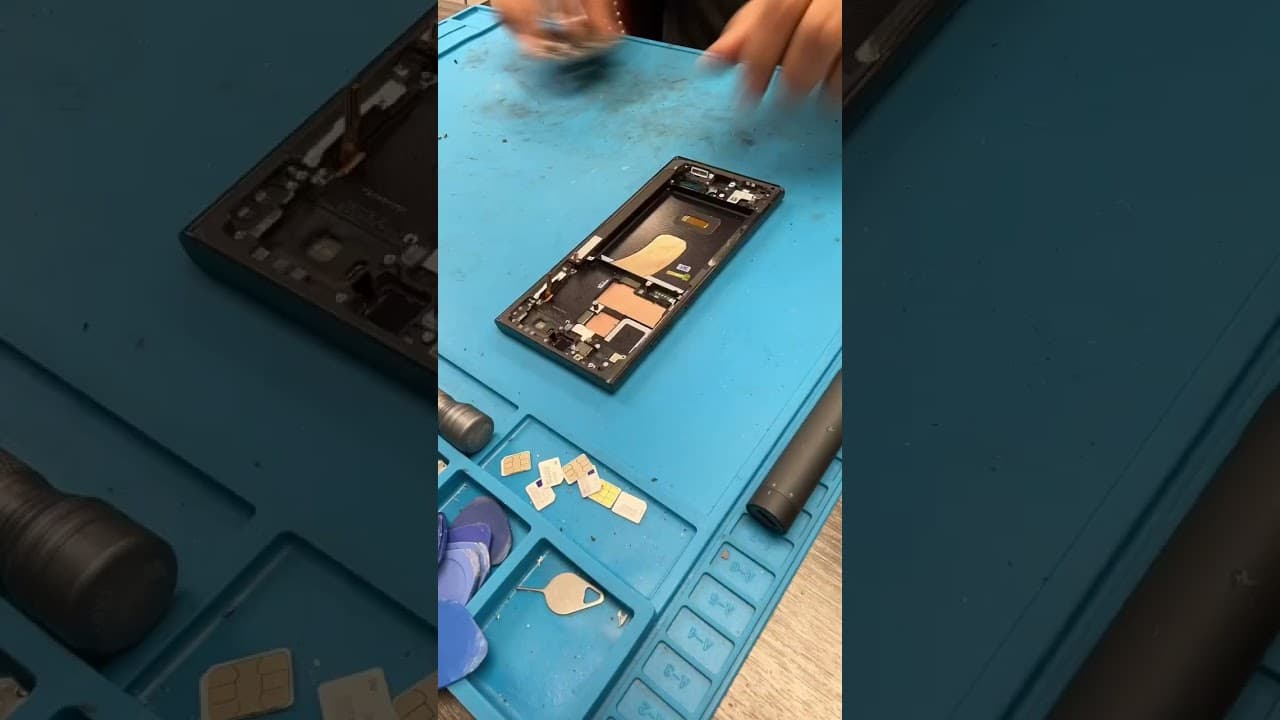 Samsung Galaxy S23 Black| Screen Repair. #samsungs23ultra #screenrepair #onetouchmobile #florida