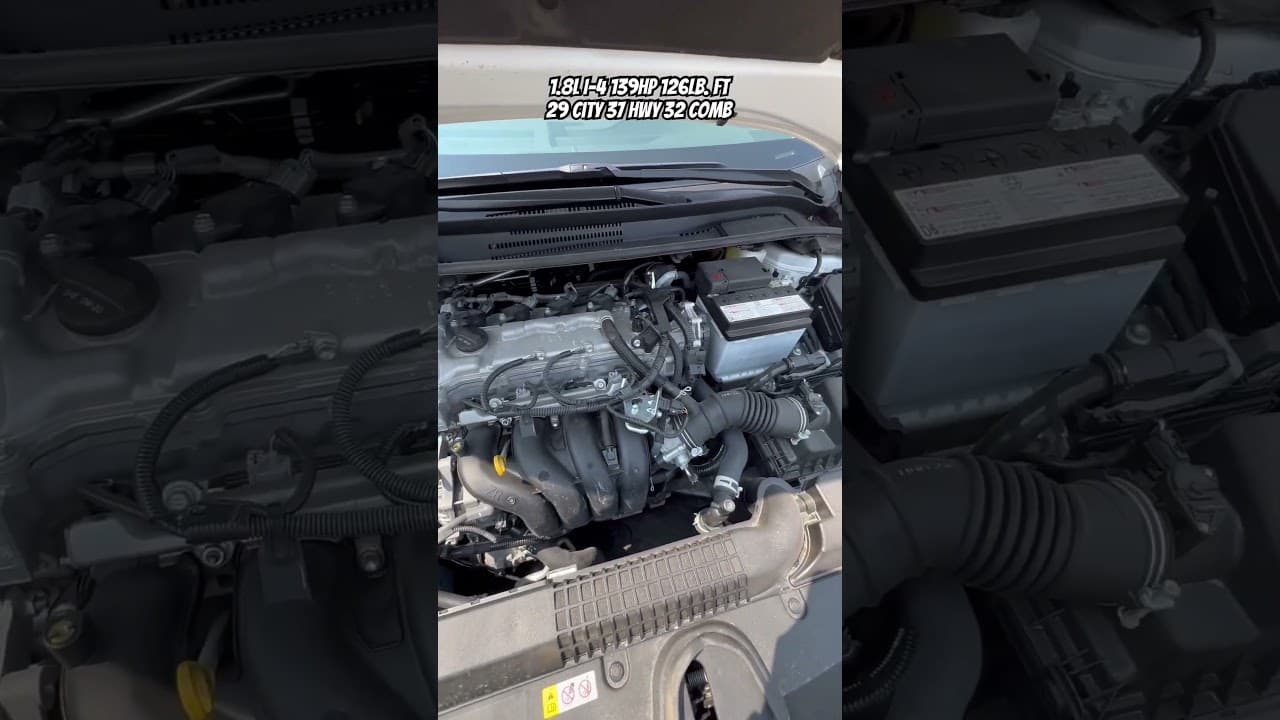 ENGINE Specs on the 2022 Toyota Corolla XLE