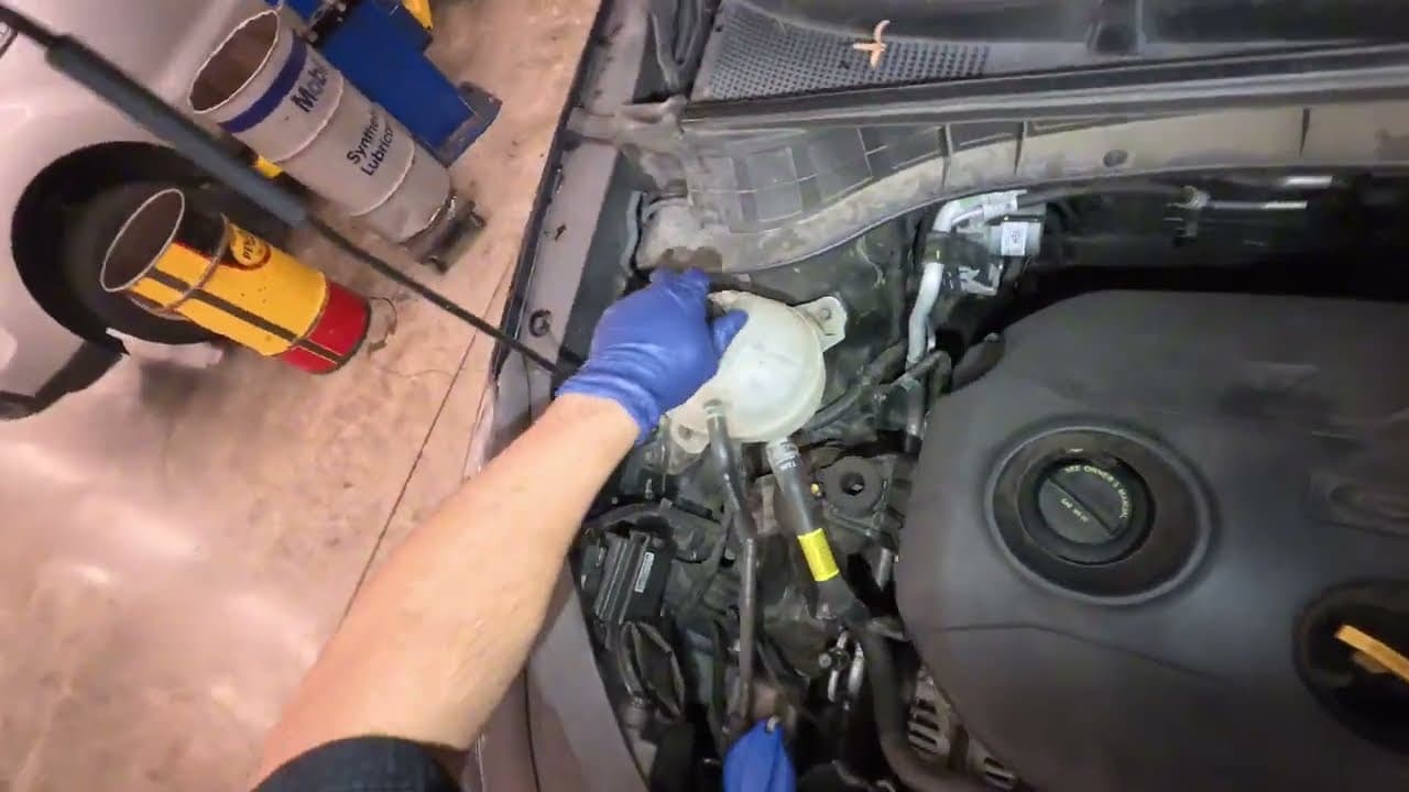 How to Replace Thermostat on  Hyundai Tucson GDI | DIY  @WrenchingRyan