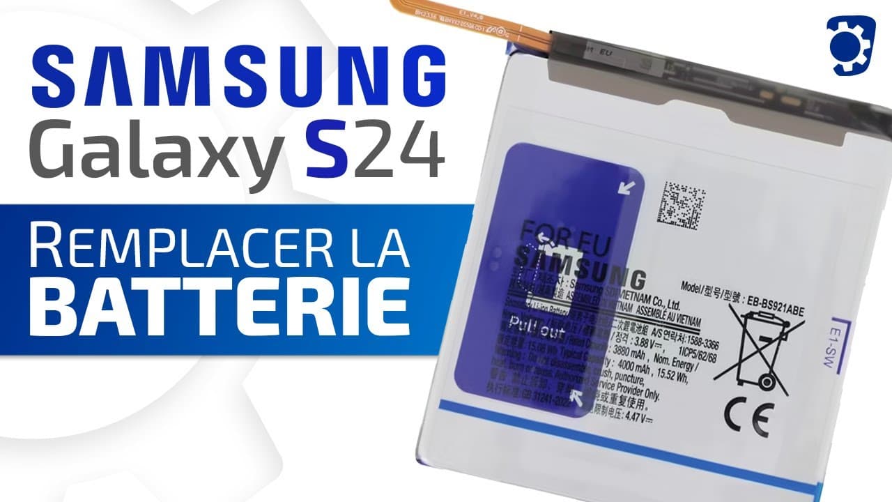 Comment changer la batterie du Samsung Galaxy S24 ? | Brico-phone
