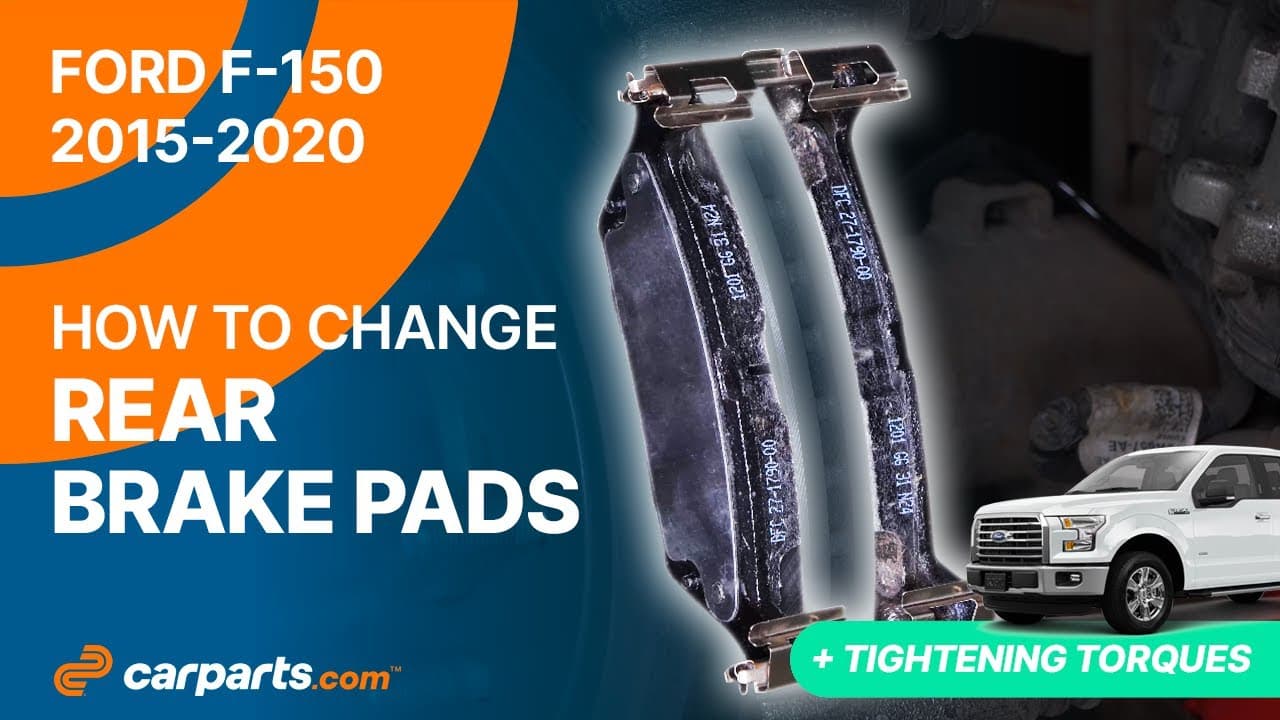 How to replace the Rear Brake Pads 2015 - 2020 Ford F-150 🚗
