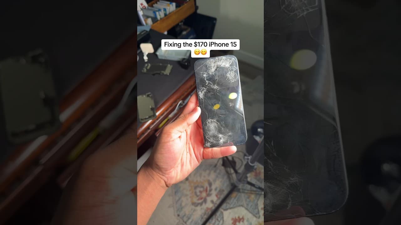 Repairing the iPhone 15!! Screen repair #apple #iphone15 #tech