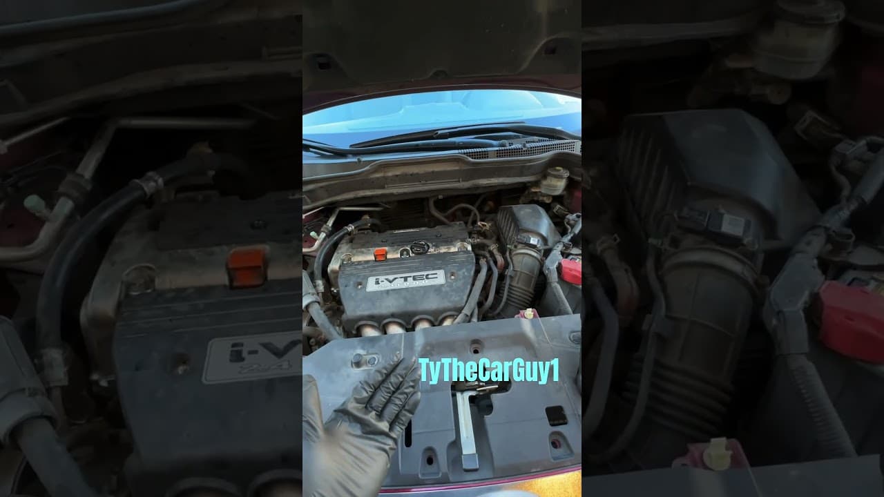 Honda CRV misfire at idle Vacuum Leak #mechanic #car #automobile #diy #honda