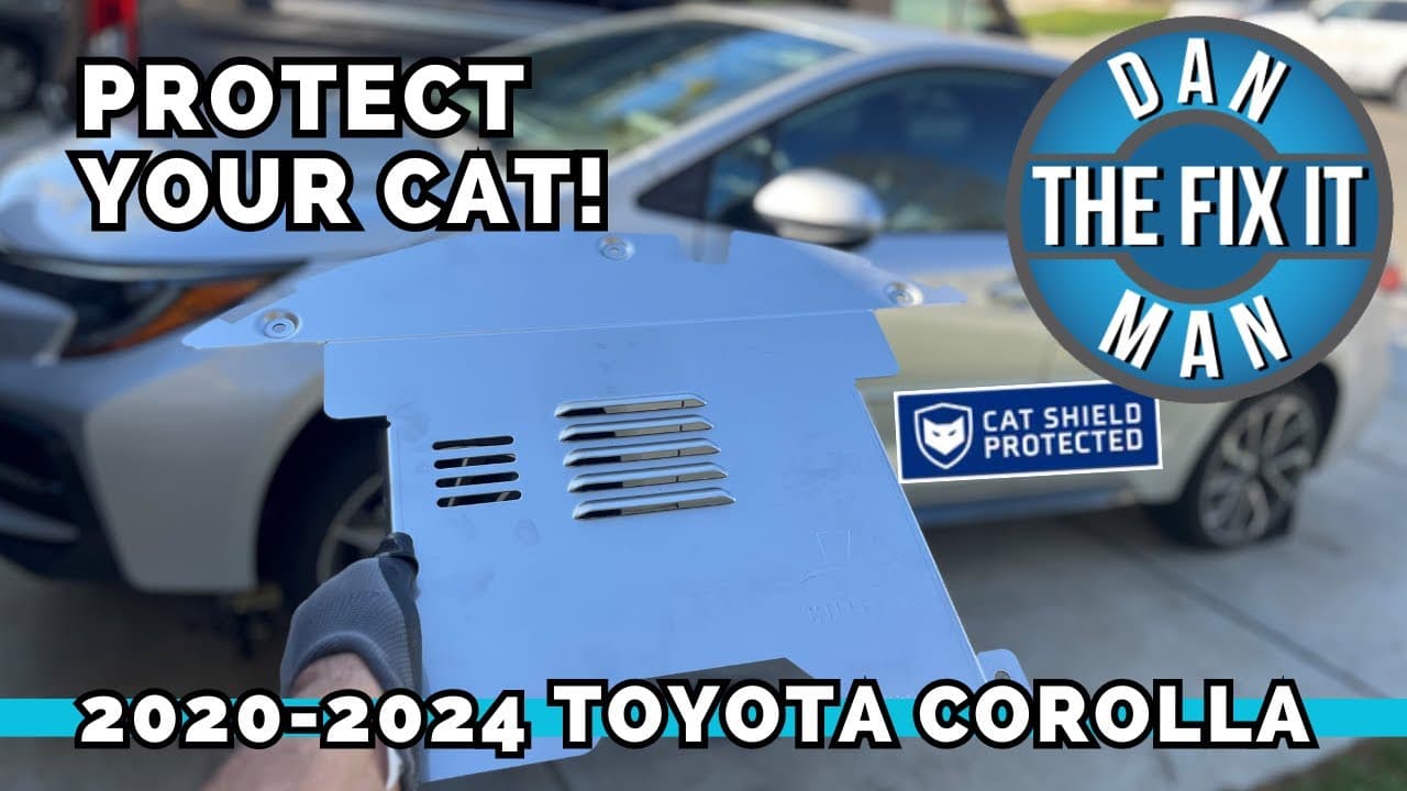 2020 - 2024 Toyota Corolla - STOP CATALYTIC CONVERTER THEFT! MillerCAT CAT SHIELD Protect your Cat!