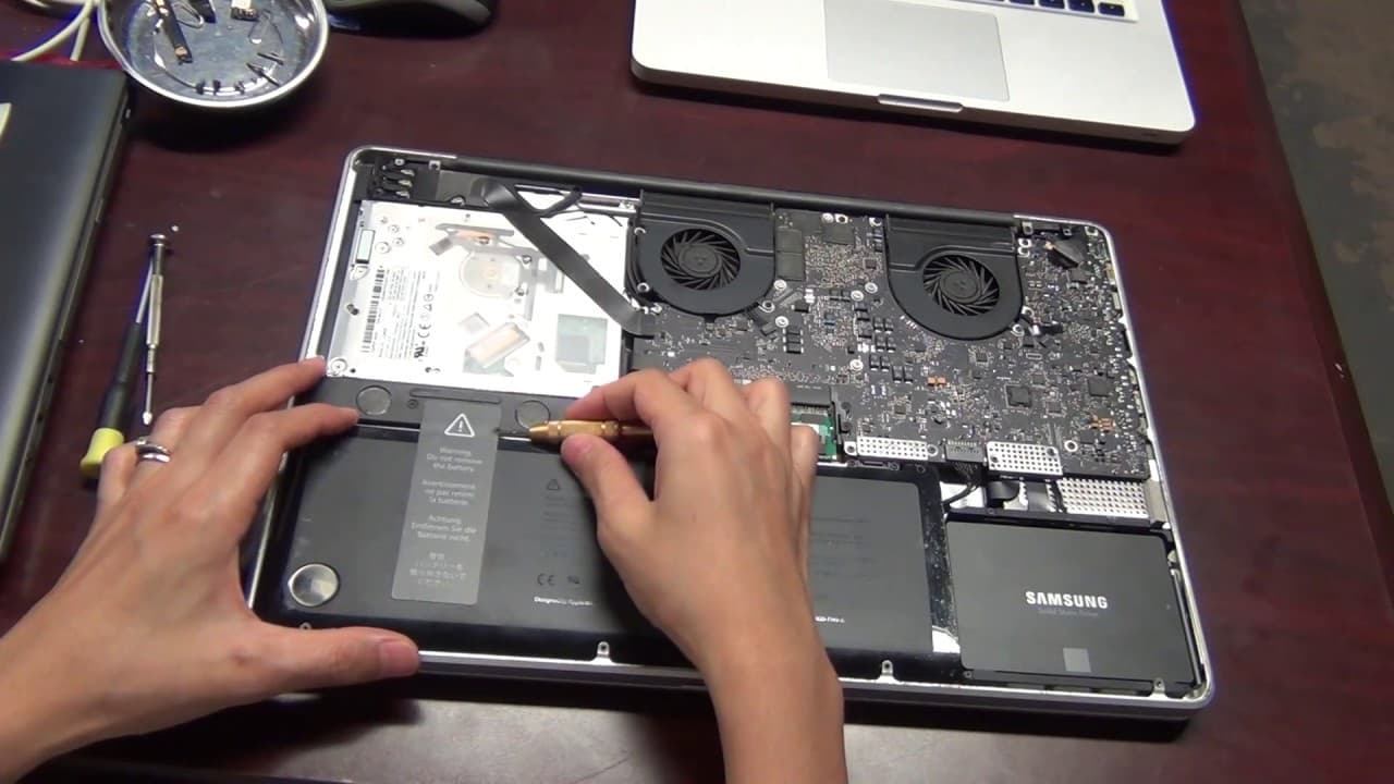 How to replace battery Mac BOOK PRO A1297 easily
