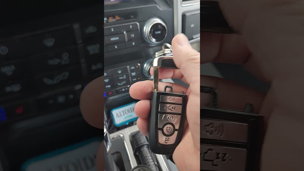 Key fob died on me a week after making a how to start with dead key fob#f150