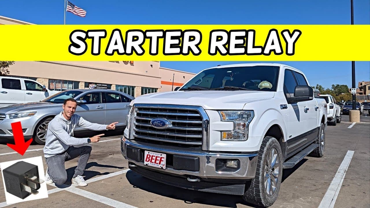 FORD F150 ENGINE STARTER RELAY LOCATION REPLACEMENT F 150 STARTER NOT WORKING RELAY 2015 2016 2017