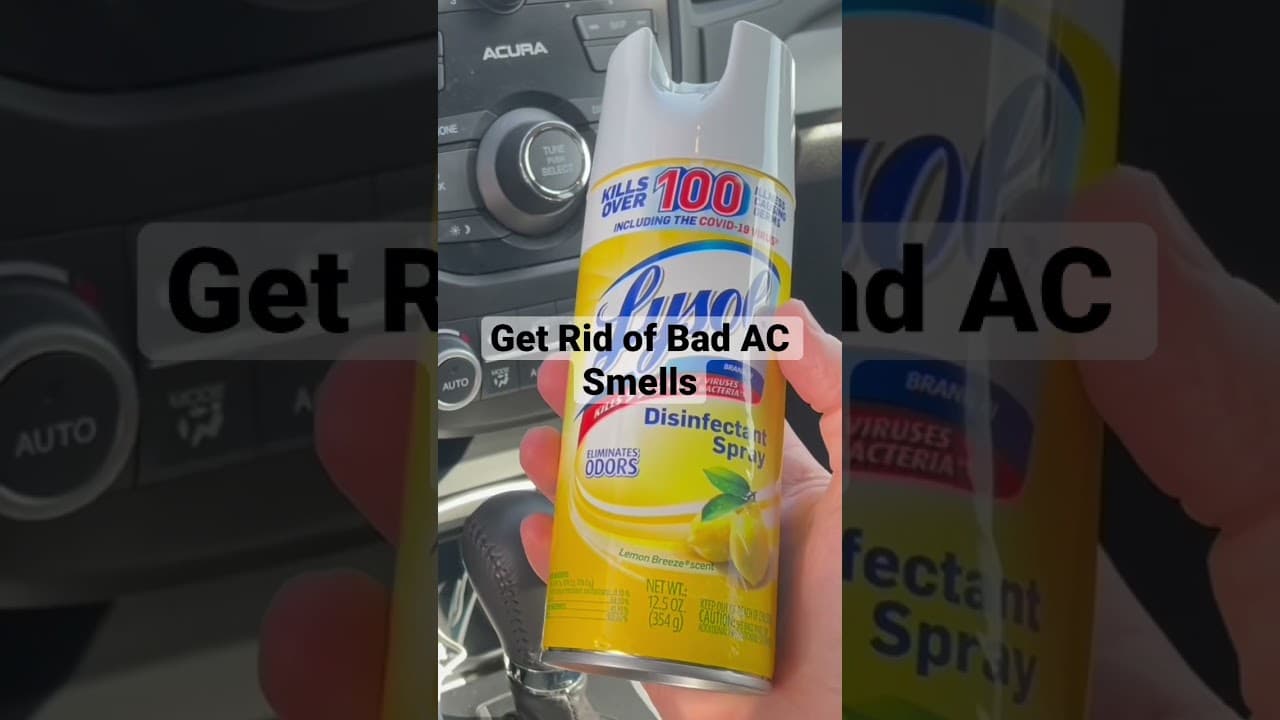 Car AC Smells! (Get rid of AC smell in Car). #carairconrepair #carhack #car
