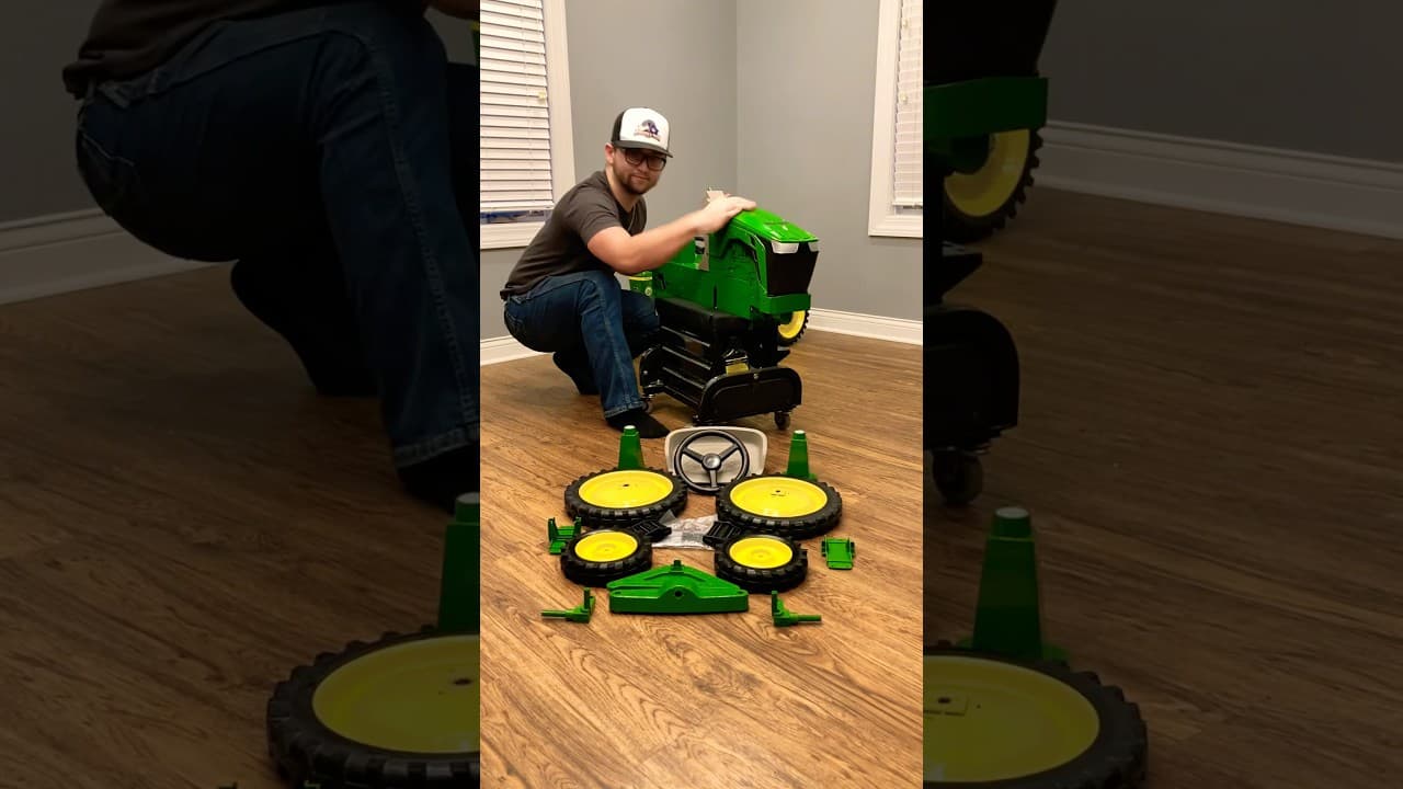 Building My John Deere 8R Pedal Tractor #johndeere #tractor #farming #toy #tire