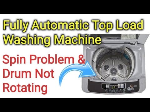 Spin Not Working | Drum Not Rotating | 6.2kg LG Top Load Fully Automatic Washing Machine| Turbo Drum