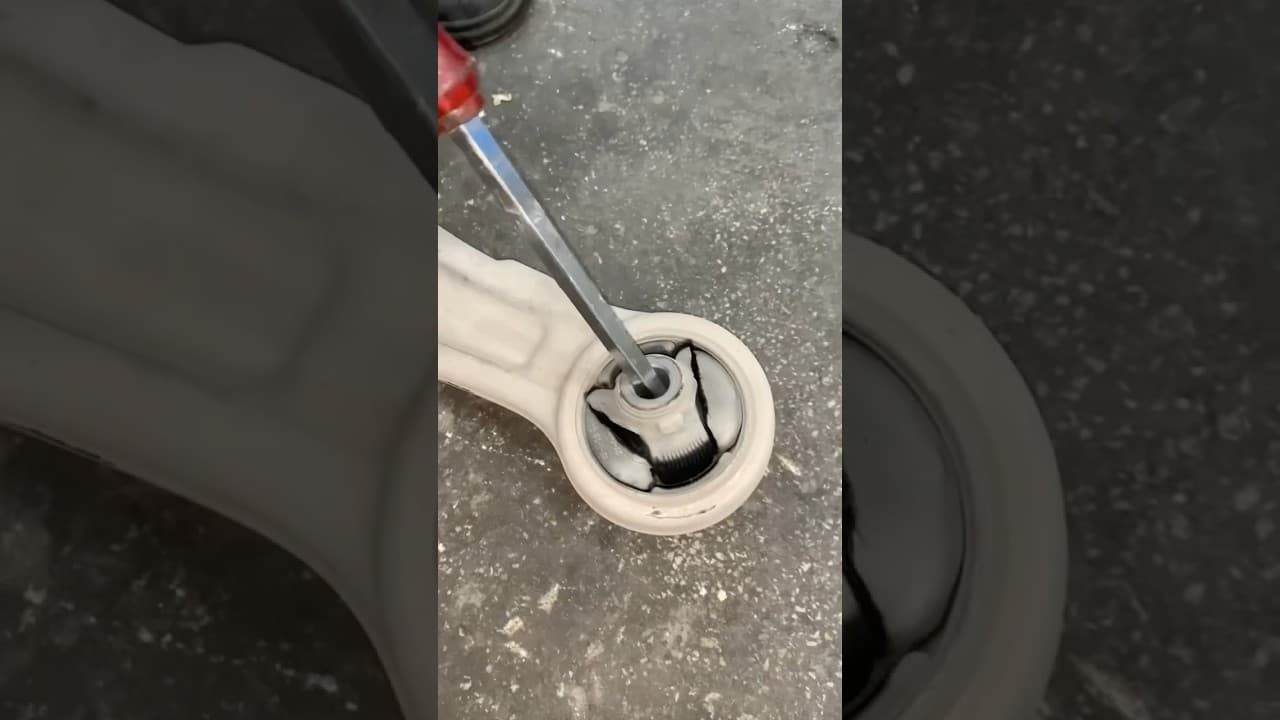 Lower control arm bushing replace #mechanic #tipsandtricks #suspension #ideas #tips #shorts #yt
