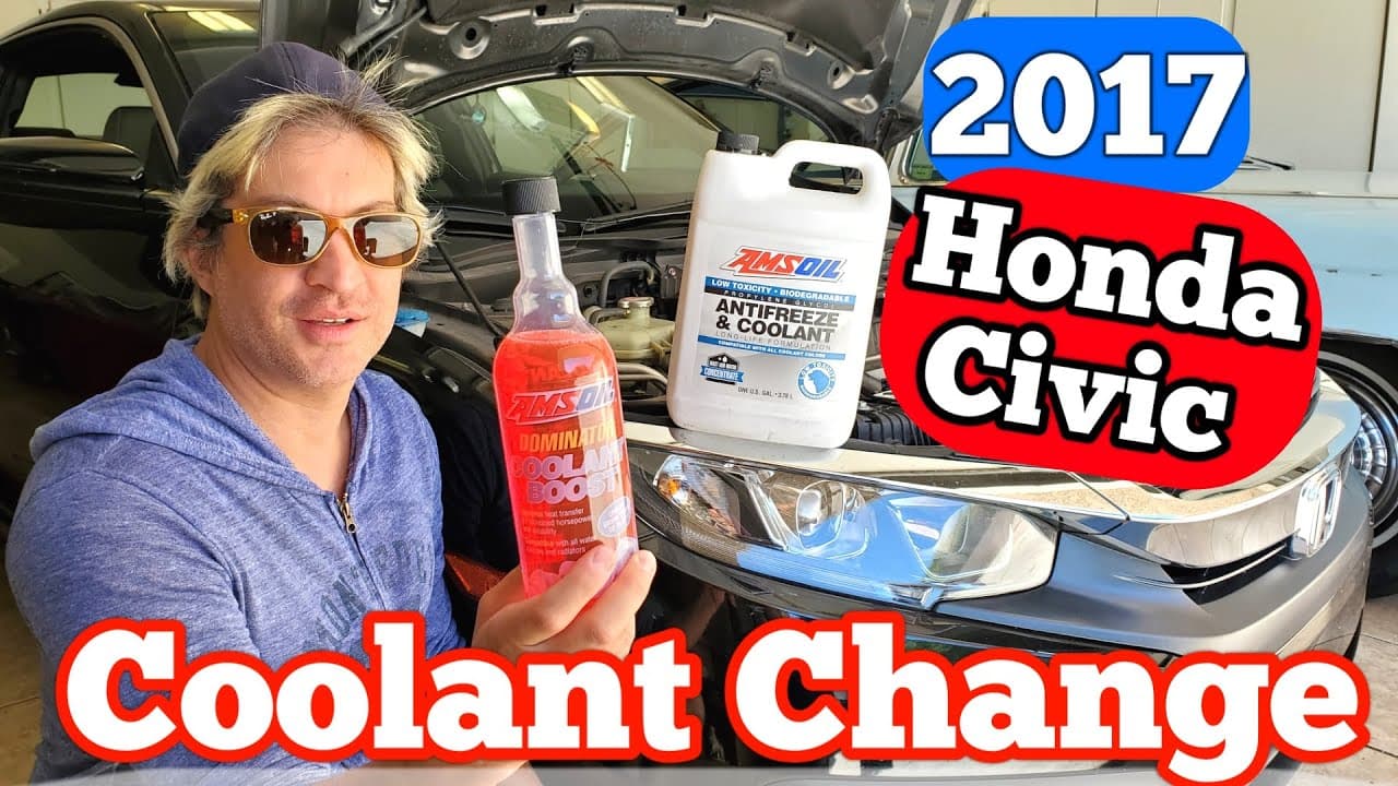 2017 Honda Civic AMSOIL Coolant Change