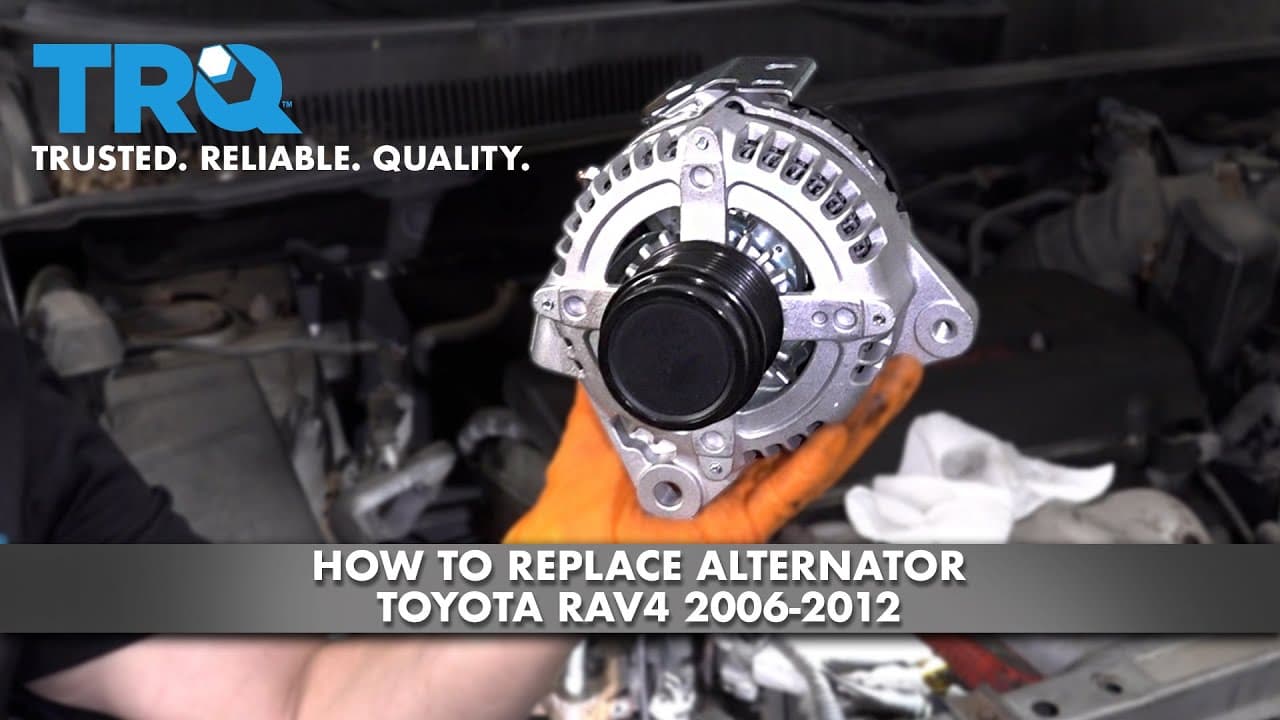 How To Replace Alternator 2006-2012 Toyota Rav4