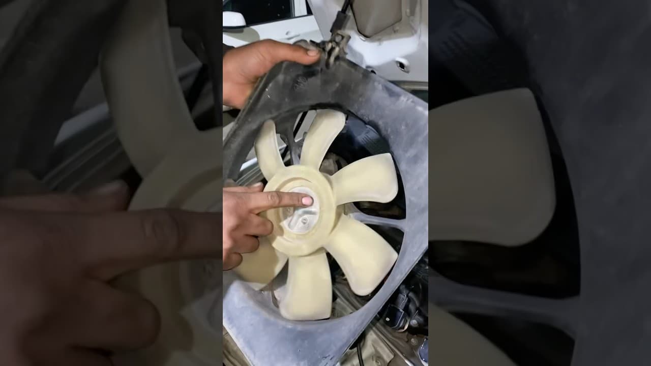 Radiator Fan Motor Replacement Honda Civic #engineproblems #civiclovers #mechanic #automobile
