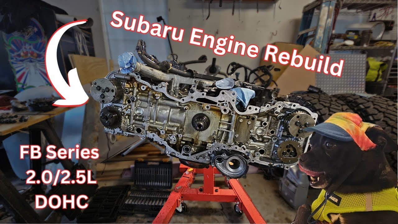SUBARU Engine Rebuild - FB20 / FB25 Step by Step Teardown and Assembly
