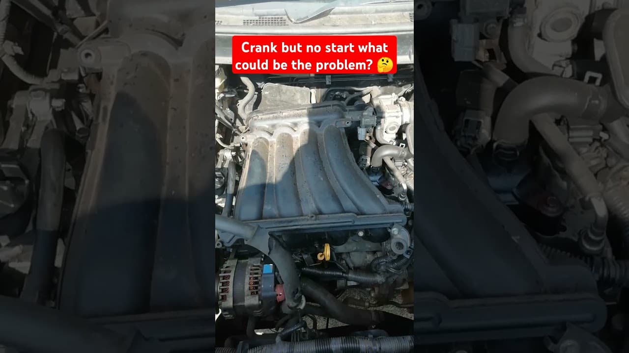 how to fix a crank but no start situation? #automobile @chrisfix #oilchange #mechanic #automobile