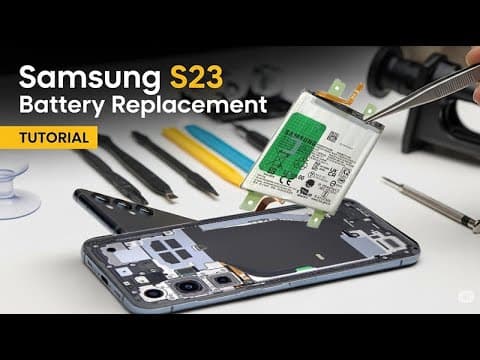 Samsung Galaxy S23 5G SM-S911 Battery Replacement Tutorial / Wymiana Baterii