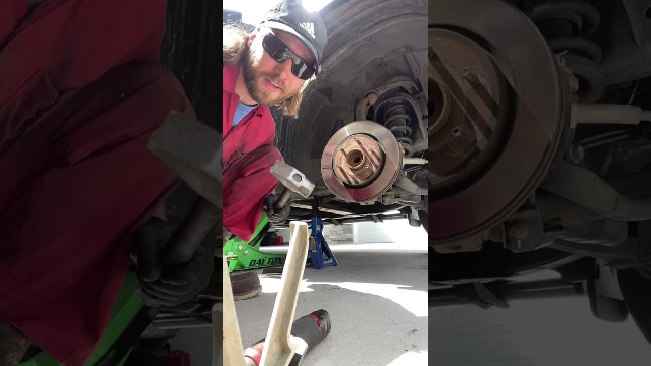 How to Remove a Stuck Rotor *If you're going to replace it*