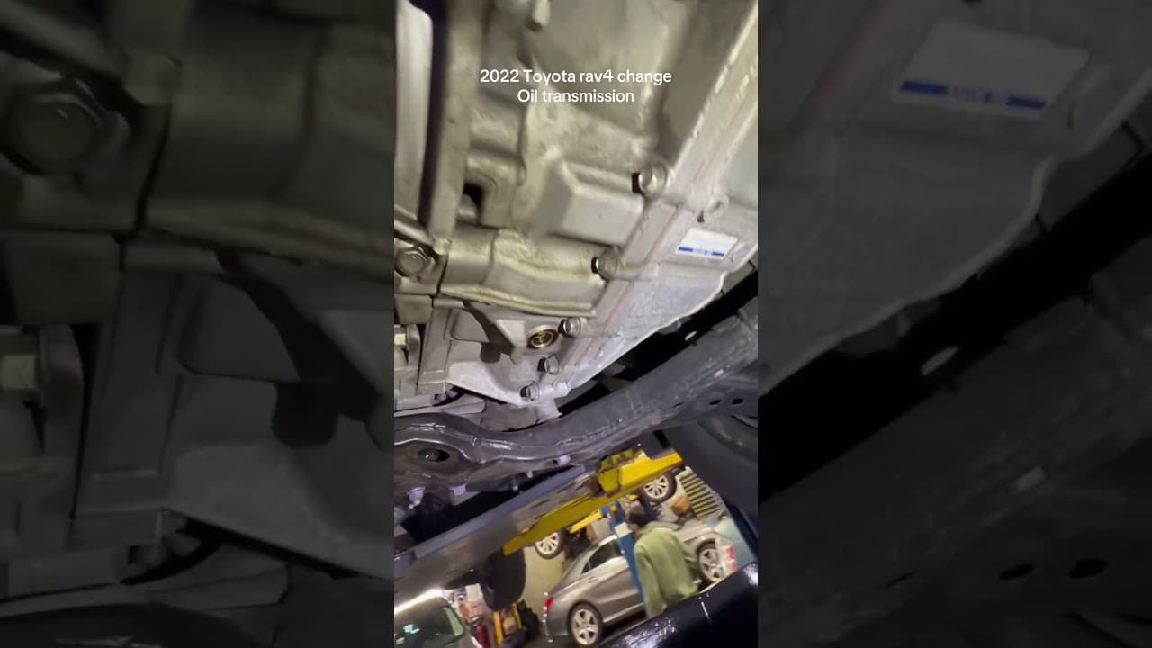2022 Toyota rav4 change oil transmission ￼