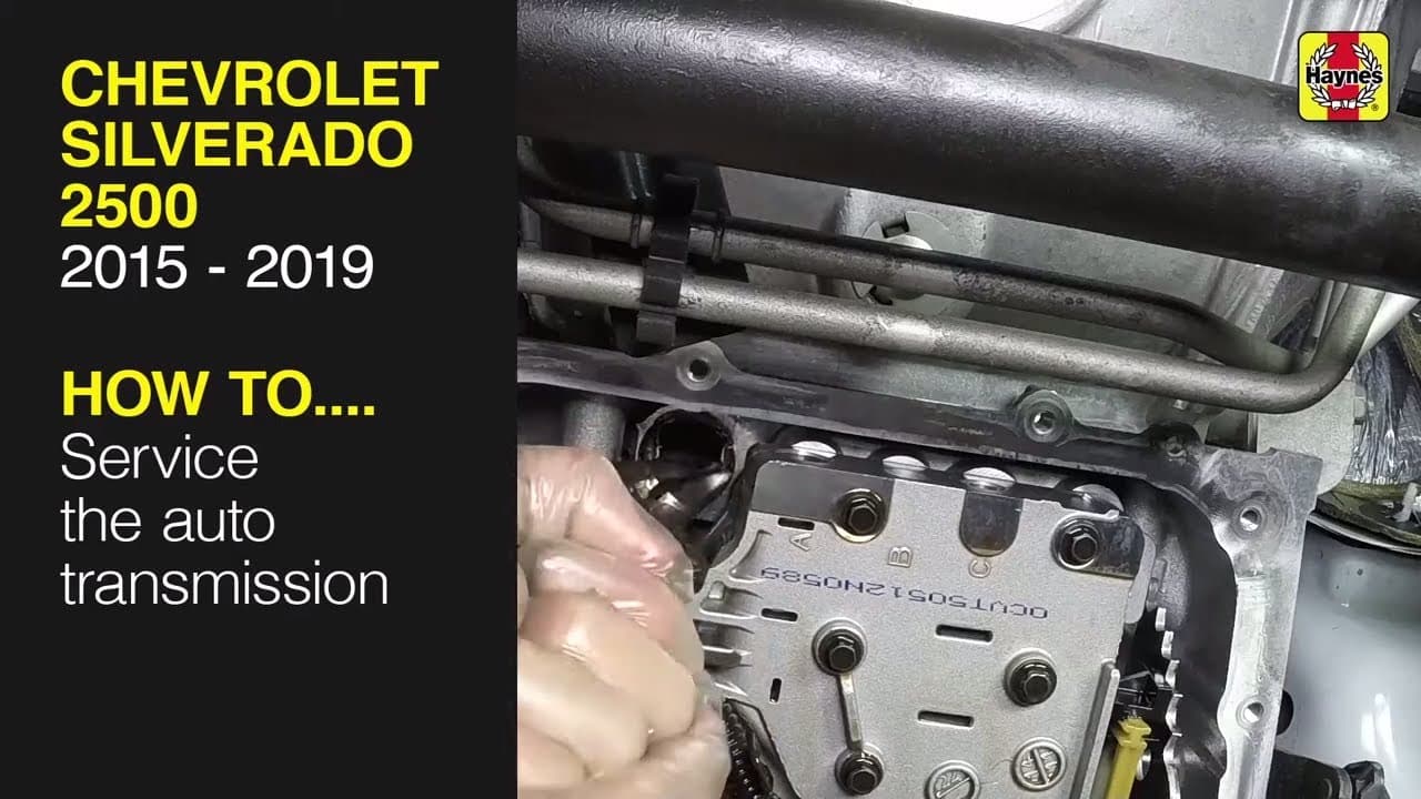 Chevrolet Silverado 2500 (2015 - 2019) - Service the auto transmission
