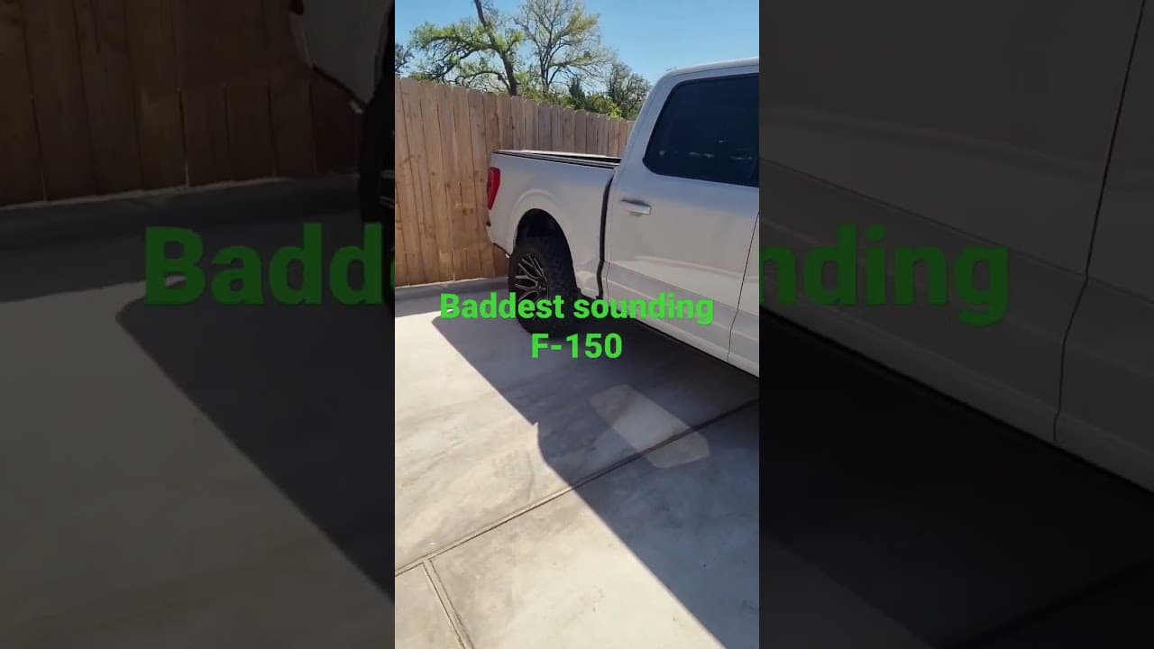 Baddest sounding F150. #f150 #magnaflow #five0